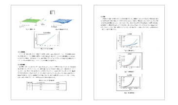 解析結果による防護ネット積載荷重